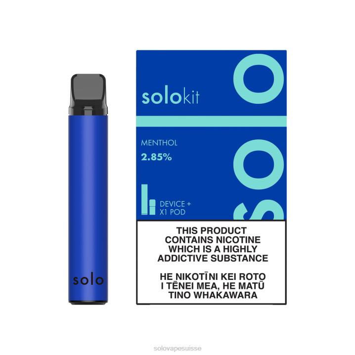 Solo kit de dosettes menthol | Solo Vape Suisse J04447