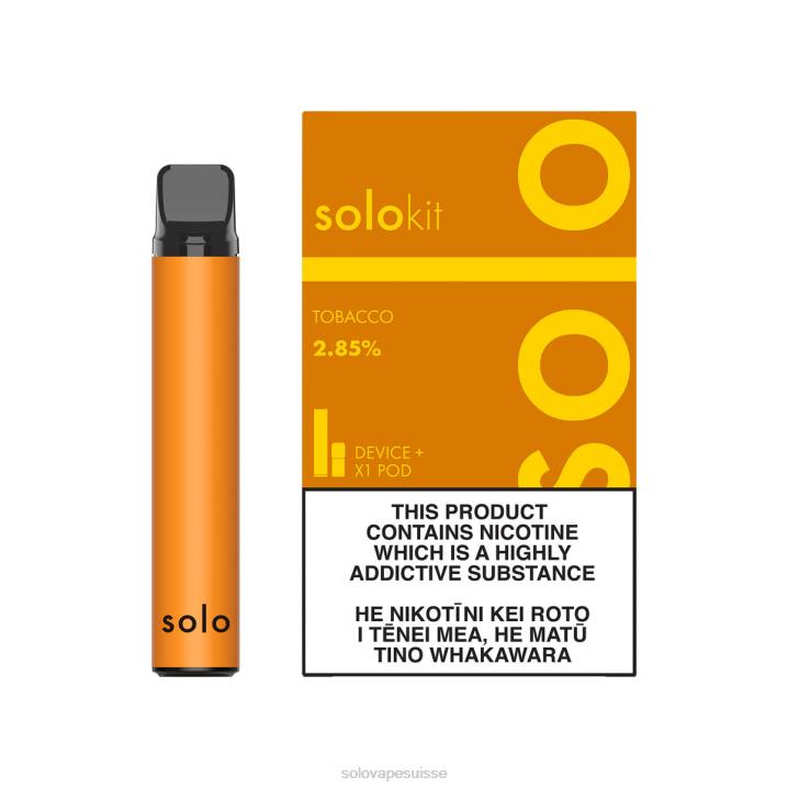 Solo kit de dosettes tabac | Solo Vape Genève J04448