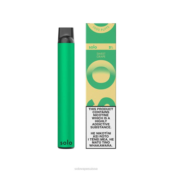 Solo collection paradis de vape jetable raisin doux | Solo Vape Disposable J04420