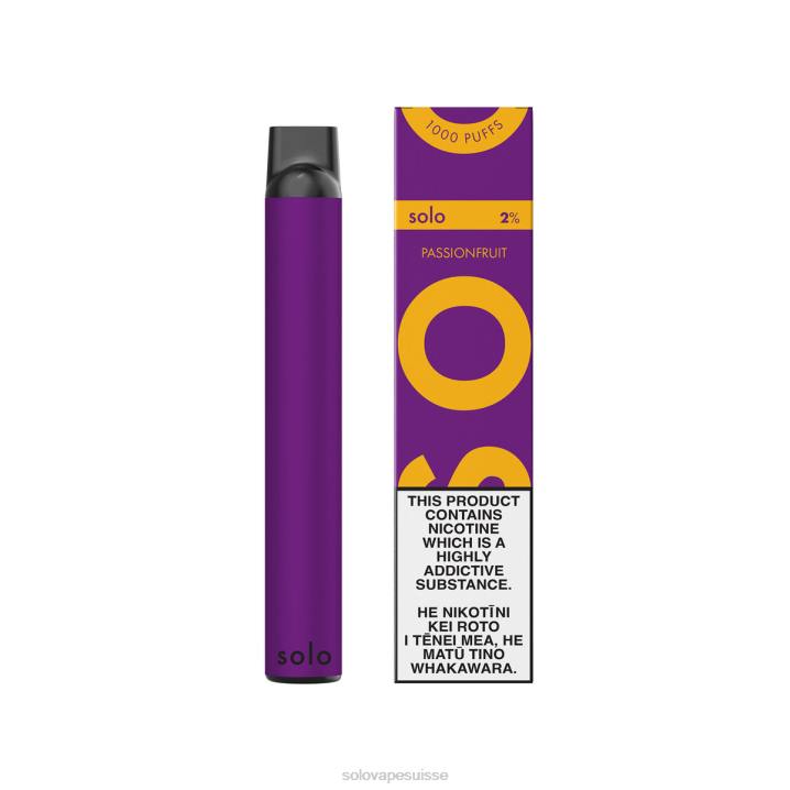 Solo vape jetable fruit de la passion | Puff Vape Solo J04414
