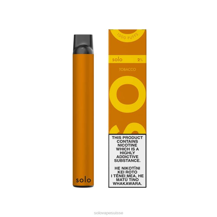 Solo vape jetable tabac | Solo Vape Suisse J04417